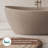Fslefay 65'' Freestanding Bathtub Solid Surface Deep Soaking Tubs-124538263
