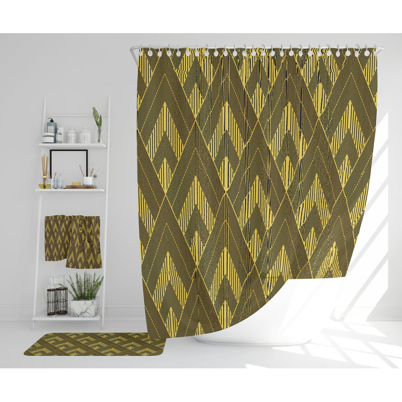 Neishaly Polyester Shower Curtain Set