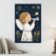 Celestial Trumpet Call Dreamy Peaceful Whimsical Nature Winter Wall Art Print by Mathieu - Wrapped Canvas Print-458814638
