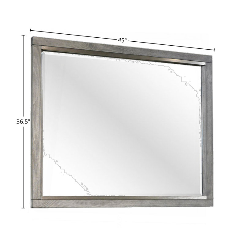 Gray Landscape Mirror