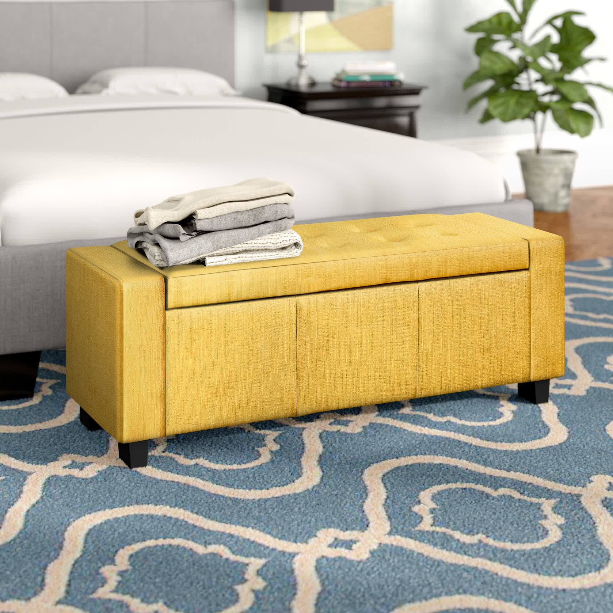 Ashley furniture storage bench discount