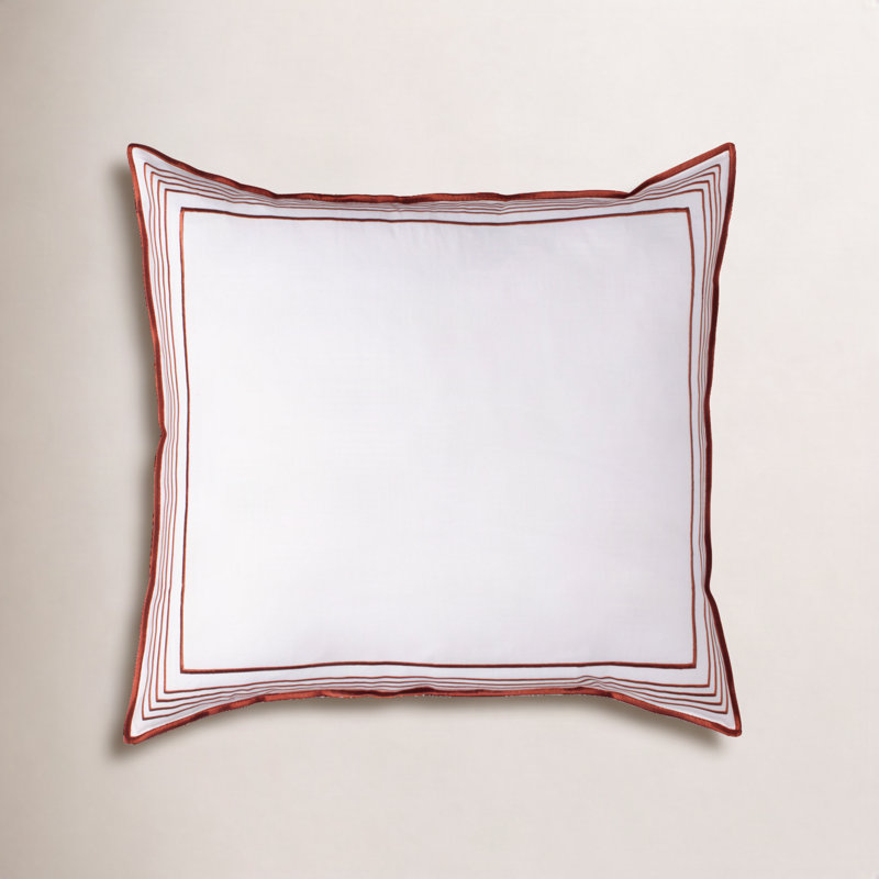 Sham, Euro, White/Brick