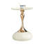 Table d'appoint ronde avec base robuste