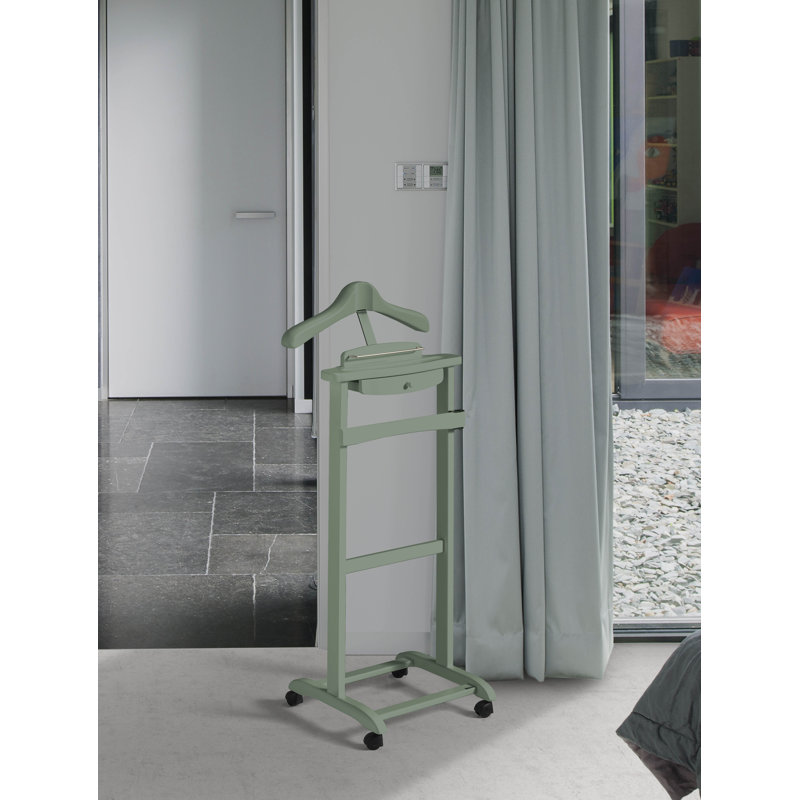 Freestanding Valet Stand, Green