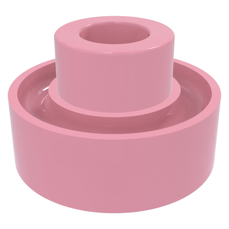 Photophore en laiton 1,75 po, Rose