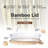 Delight King Rectangle High Borosilicate Glass, Bamboo 2 Piece Baker Bakeware Set