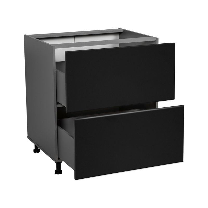 34,5 po H panneau de particules standard prêt à assembler, Noir mat, H 34,5 po x l 30 po