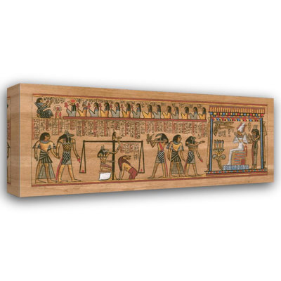 Papyrus égyptien avec pharaon