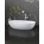 Barcelona Solid Surface Oval Vessel Bathroom Sink-51000234