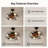 20-inch Retro Industrial Ceiling Fan Light, Flush Mount Ceiling Fan Lamp,vintage Industrial Lighting With Remote Control