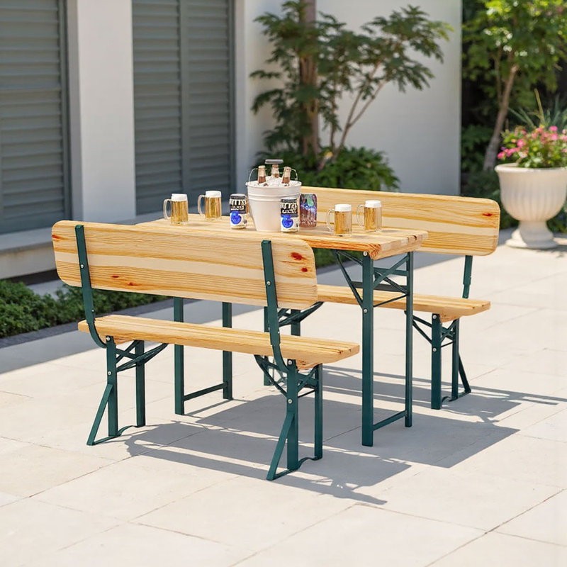 Havensville 4 - Person Metal Patio Dining Set with Rectangular Table