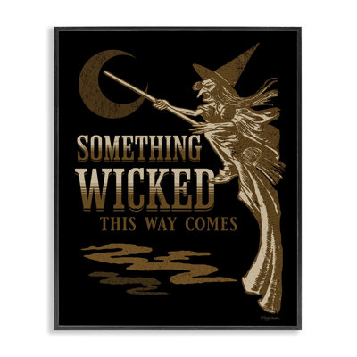 Something Wicked Witch Framed Giclee Art by Molly Mattin