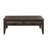 Rectangular Coffee Table with Storage in Traditional Dark Finish Solid Wood Brown