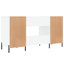 Bowerville Metal Base Writing Desk-443421946
