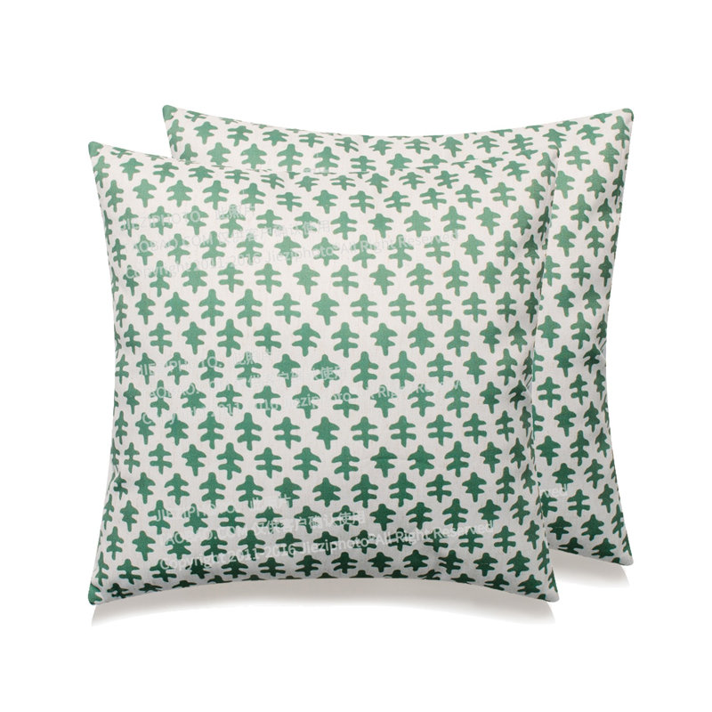 Housse de coussin Oat Leaf, Vert