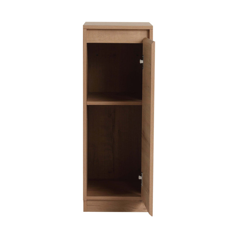 Mini armoire de rangement autoportante 12 po imitation chêne 12 po
