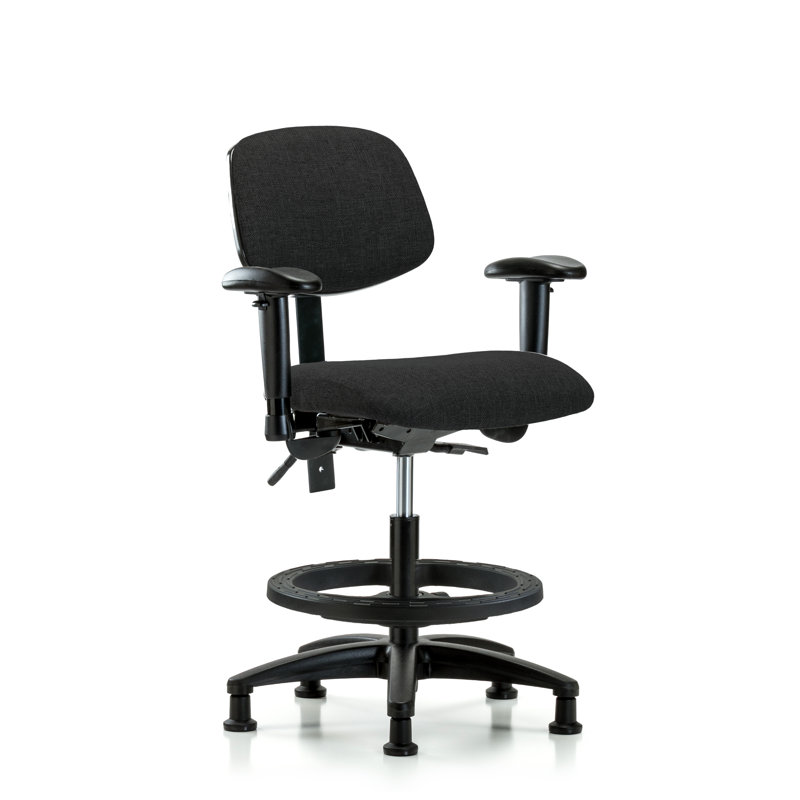 Chaise de dessin, Noir, Patins, Inclus