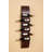 Wall Mounted Wine Bottle Rack in Brown