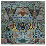 Silk Treasures One-of-a-Kind Square 9'9" X 9'10" Area Rug