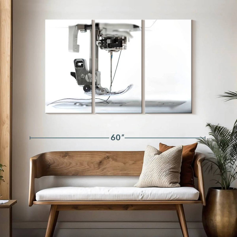 Senne Sewing Machine Close-Up, 32" H x 50" W