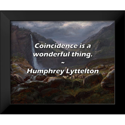Humphrey Lyttelton Quote: Coincidence is a wonderful thing.