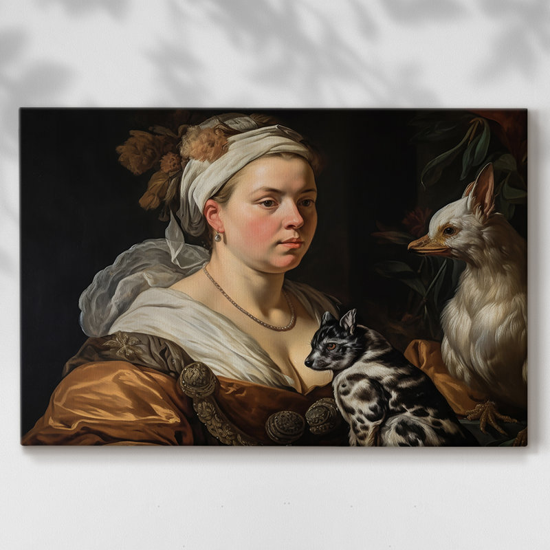 Beautiful Women-XXI -Gallery Wraraped Cavas, 18 x 27