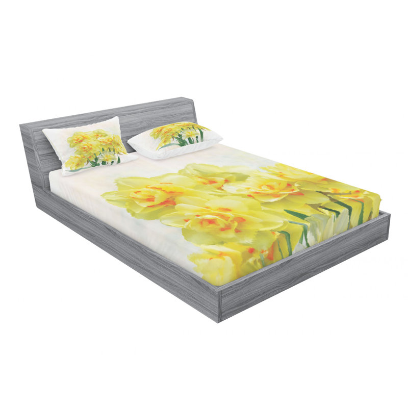 Microfiber Sheet Set, Full Sheet Set with Fitted Sheet