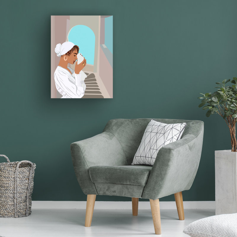 Art sur toile, "Bachelor Emel Tunaboylu Ratio" par Bohonewart 13, H 18 po x l 24 po
