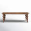 Campbell Rectangular Reclaimed Mindi Wood Carved 4-Leg Dining Table-89063000