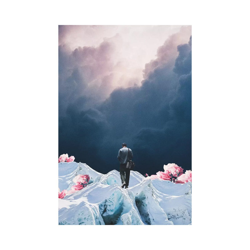 The Path To Solitude Is Full Of Winter Roses by Frank Moth - Wrapped Canvas Print, 101.6cm H x 66.04cm W x 3.81cm D