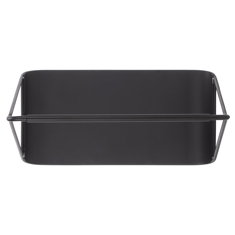 Porte-bûches en métal Trista, Black