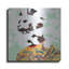  «156 Close Up Square» par NUMA Art, art mural en métal, 12 po x 12 po-206288076