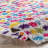 Mira Dotted Striped Shag Multi Colored Area Rug-1498277929