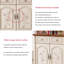 Banc de rangement blanc en bois manufacturé