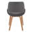  Najrin Faux Leather Upholstered Side Chair with Tapered Metal Legs-87951725-127315496