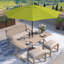 Parasol de marché 9 pi Jelks-1199140501