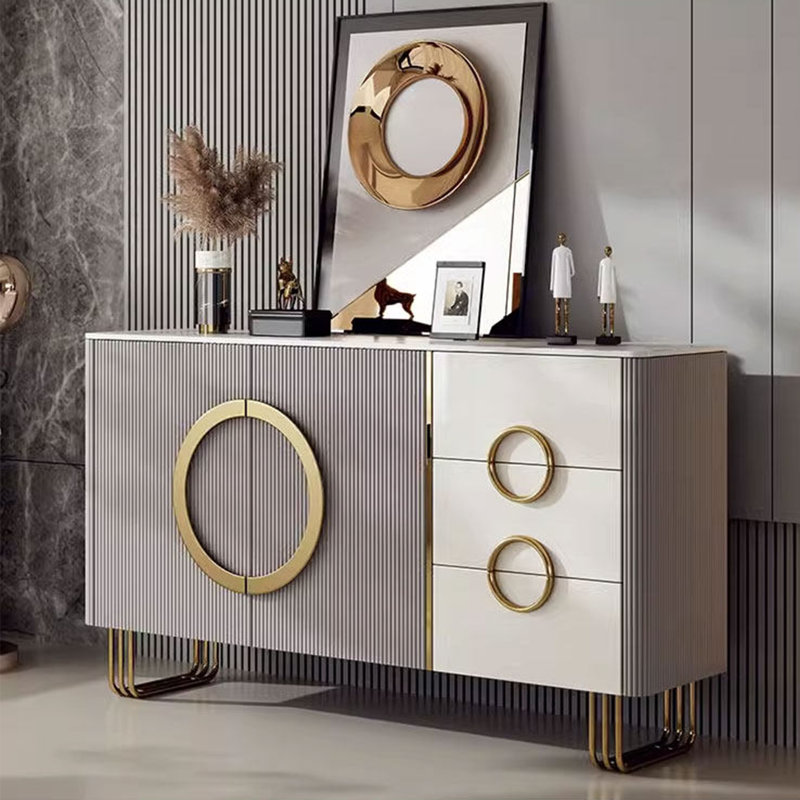 Armoire d'entrée de style italien, H 31,5 po x l 55,11 po x P 15,75 po