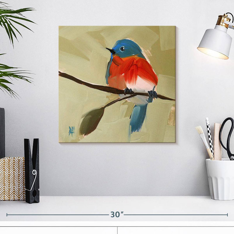 Brampt Bluebird, 16" H x 16" W