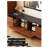 All solid wood retro TV stand