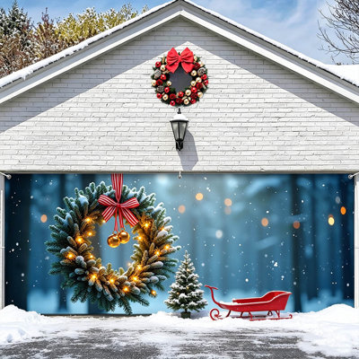 Christmas Decor Christmas Hanging Tapestry Xmas Holiday Wall Hanging Cloth Festive Photo Background BannerSeasonal Wall Decor For Home Party Indoor Ph