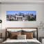 Union Station With City Skyline In Background Kansas City Missouri USA by Dan Merkel - Wrapped Canvas Panoramic Print-115054474