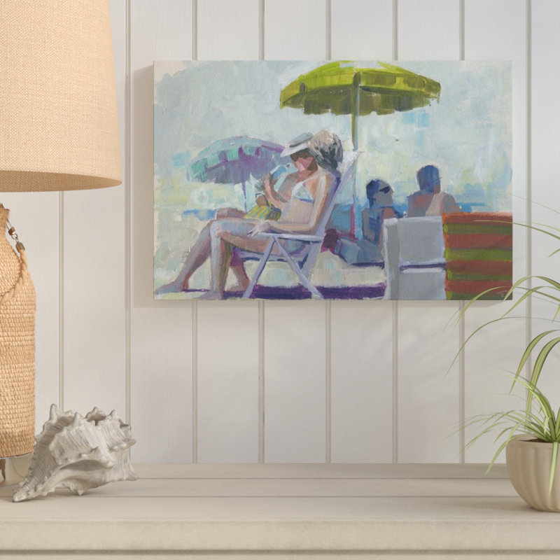« drink ou natation », reproduction d’art sur toile tendue, H 20 po x l 30 po x P 1,5 po
