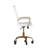Mid-Back Executive Swivel Office Chair with Arms, and Transparent Roller Wheels-1784944216-1784944218