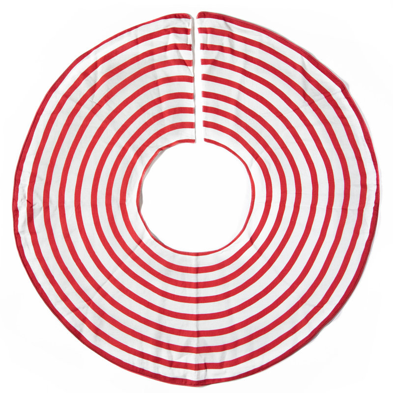Striped Linen Tree Skirt