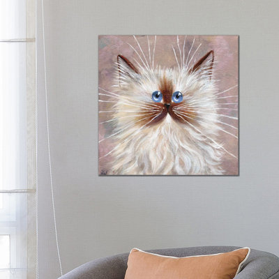 Seal Point Kitten by Kim Haskins - Wrapped Canvas Gallery-Wrapped Canvas Giclée