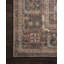 Tapis oriental rouge foncé, gris anthracite foncé et bleu clair Akrish-1705064695