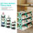 9-tier Narrow Vertical Shoe Rack – Stackable Plastic Shoe Organizer For Entryway, Closet & Hallway, Space-saving Free-standing Shoe Shelf-407122947
