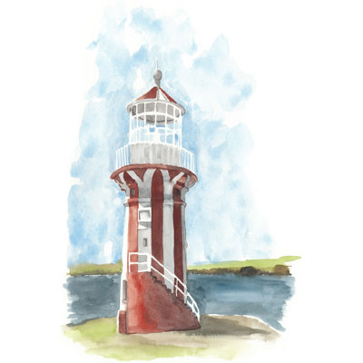 Phare aquarelle III