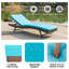 Chaise longue en osier Dzamhur-161011966