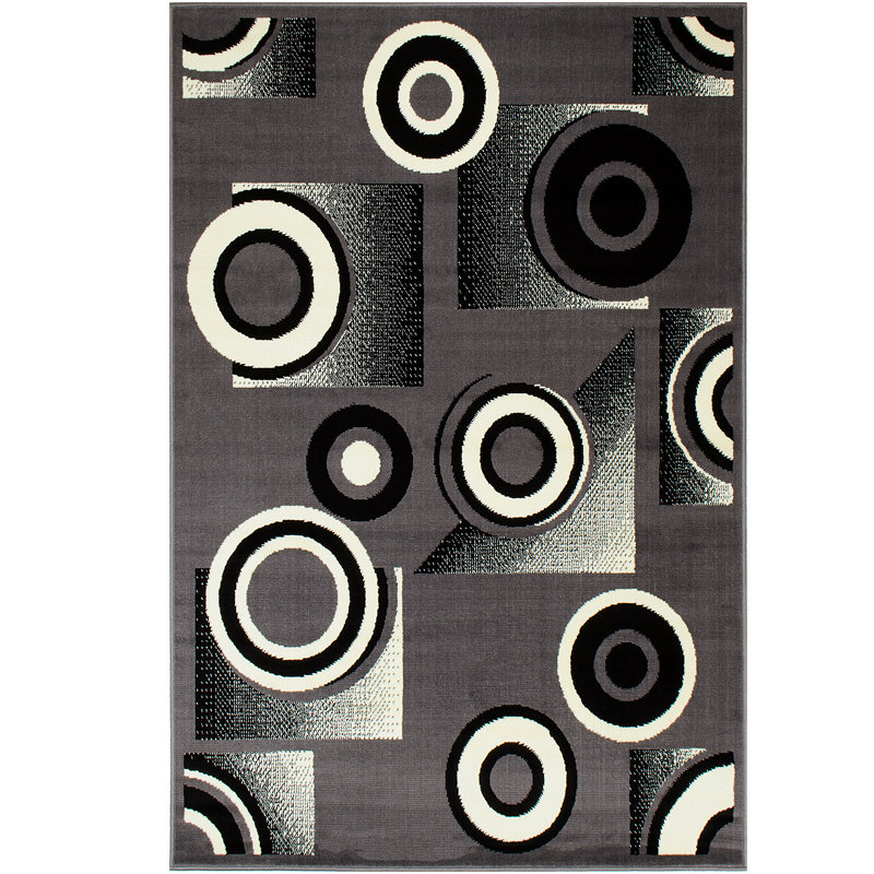 Geometric Indoor Rug, 5'2" x 7'1"